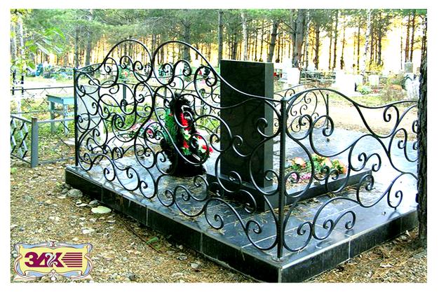 Красивые кованые оградки, кресты от ЗДК -  Старый Оскол